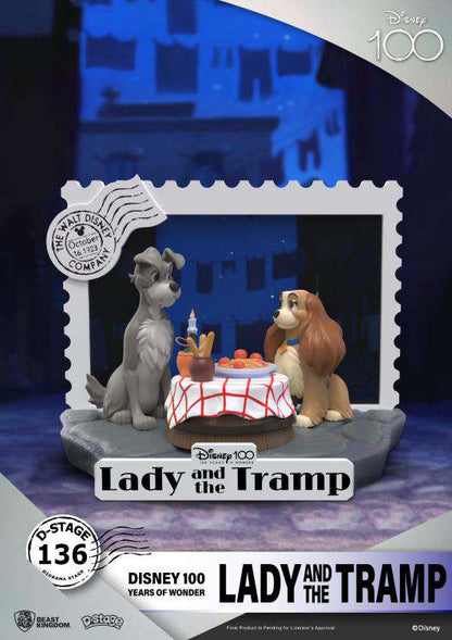 Disney 100th Anniversary D-Stage Susi und Strolch 11cm Beast Kingdom