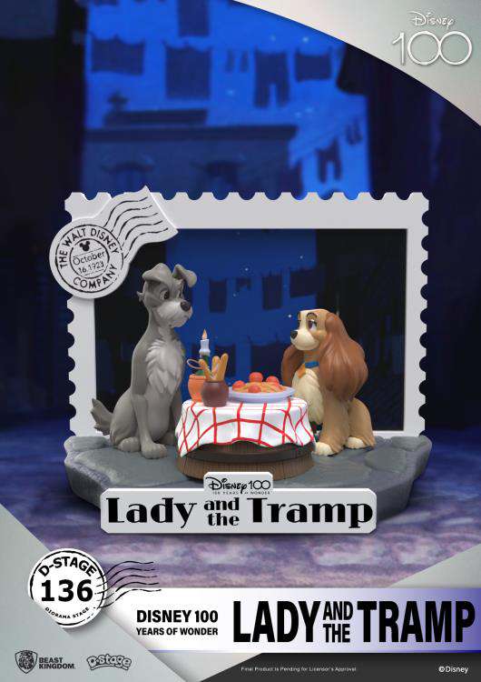 Disney 100th Anniversary D-Stage Susi und Strolch 11cm Beast Kingdom