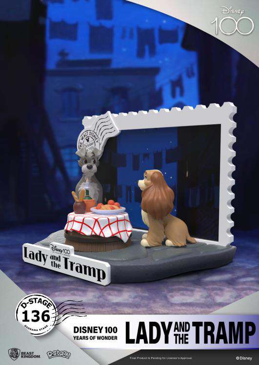 Disney 100th Anniversary D-Stage Susi und Strolch 11cm Beast Kingdom