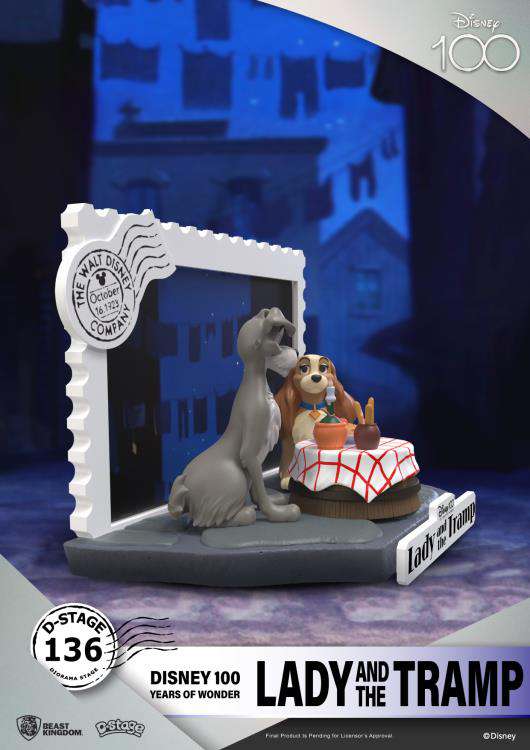 Disney 100th Anniversary D-Stage Susi und Strolch 11cm Beast Kingdom