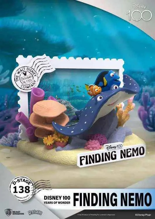 Beast Kingdom D-Stage DS-138: Disney 100 Years of Wonder – Findet Nemo Briefmarken-Diorama