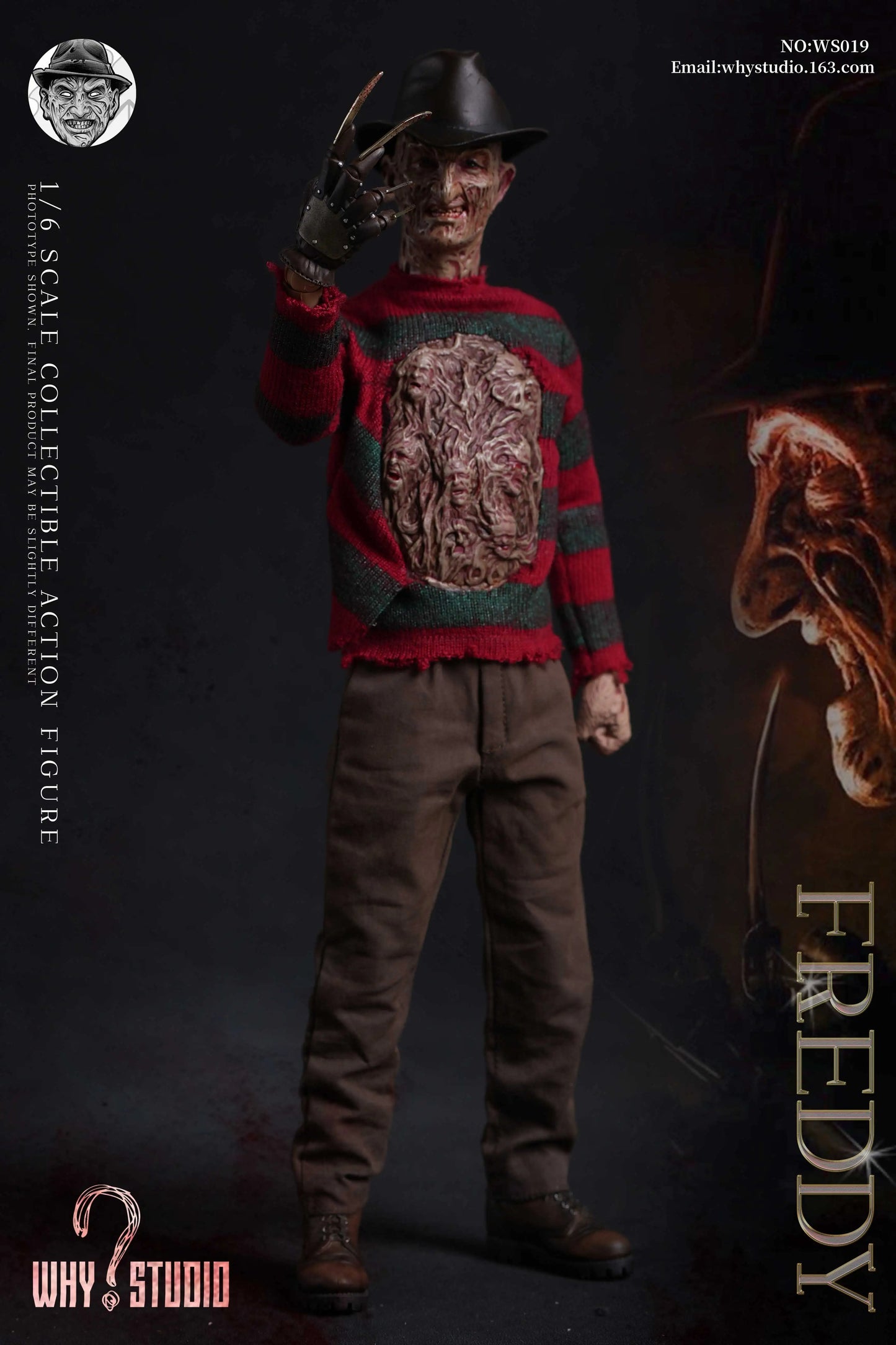 Freddy Krueger Vs. Jason Vorhees 1/6 Scale Actionfigur Ws018 019 020 WHY?STUDIO