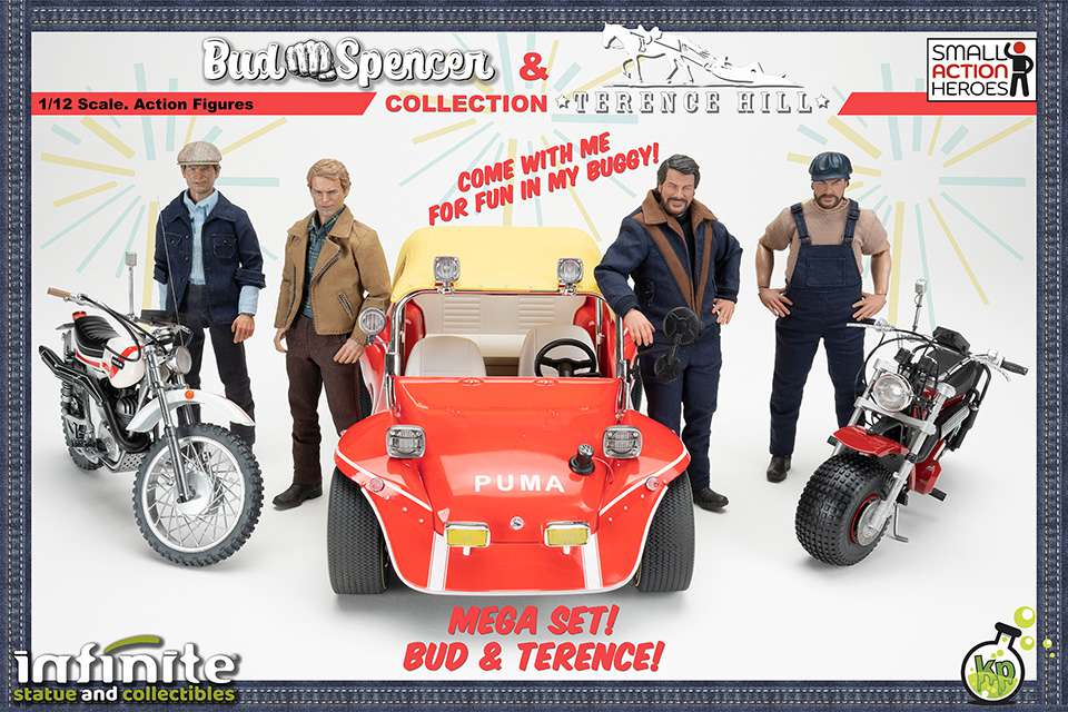 Bud Spencer Terence Hill - Ossa Perfect Model 1/12 Infinite Statue