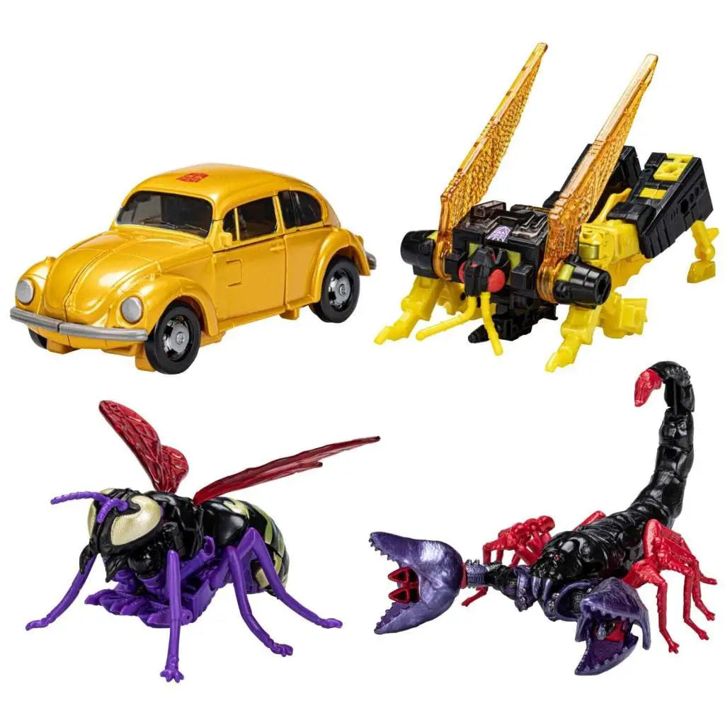 Hasbro Transformers Buzzworthy Bumblebee Creatures Collide 4er-Pack