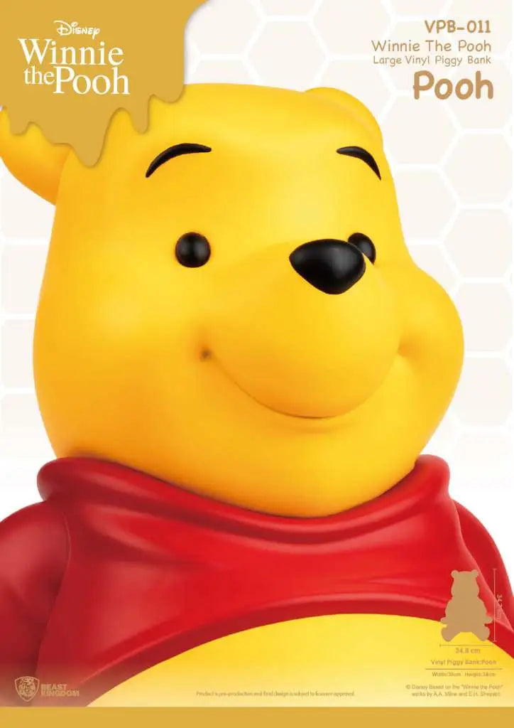 Beast Kingdom VPB-011 Disney Winnie Puuh – Großes Vinyl-Sparschwein (35 cm)