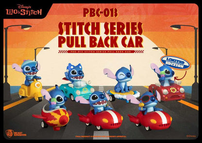 Beast Kingdom PBC-013 Lilo & Stitch Pull Back Car – 6er-Sammler-Display