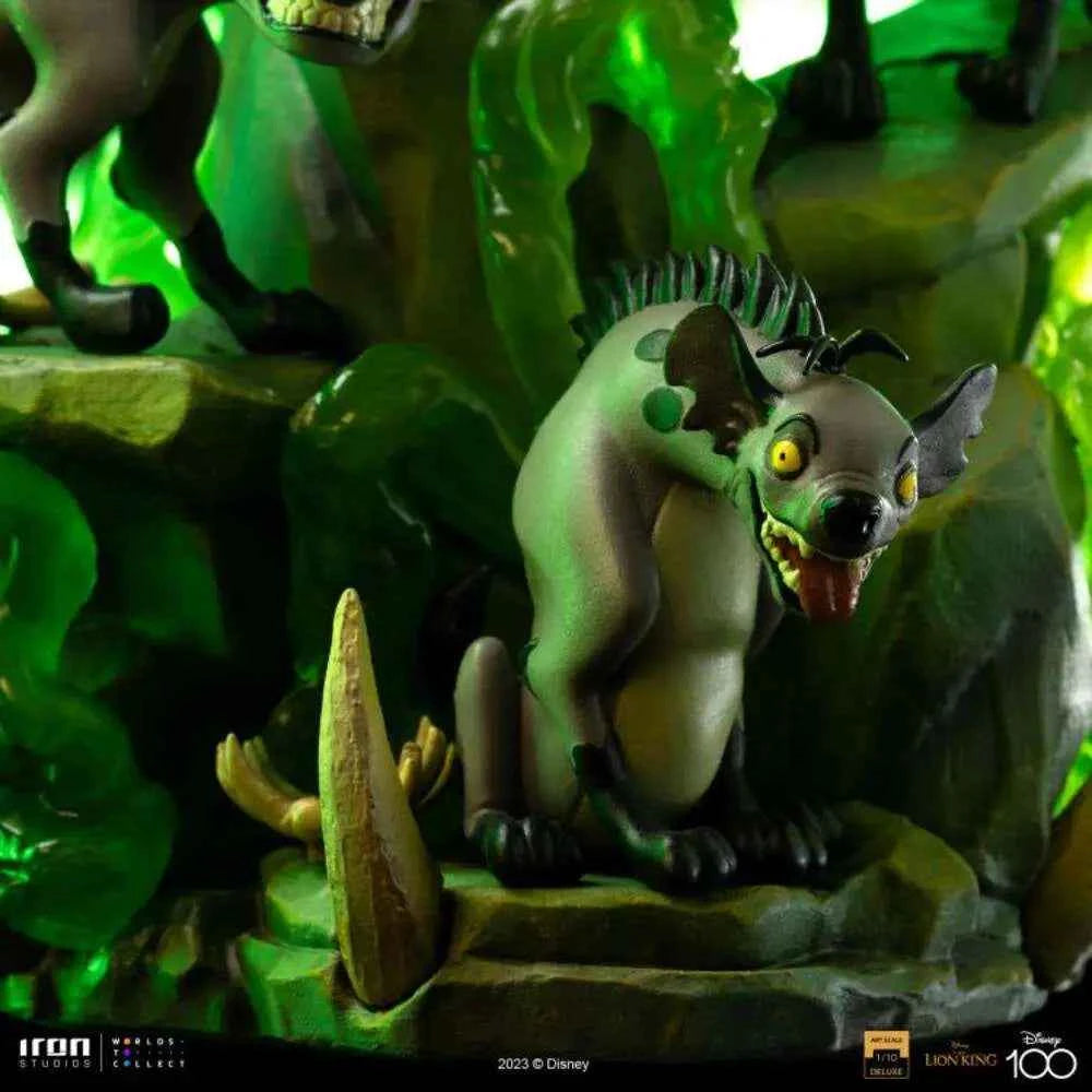 Iron Studios Disney 100: Scar Deluxe Art Scale Statue 1/10 – Der König der Löwen (31 cm)