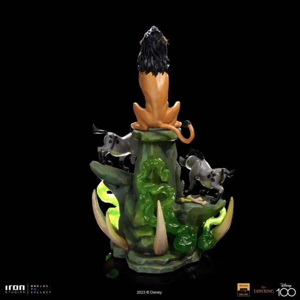 Iron Studios Disney 100: Scar Deluxe Art Scale Statue 1/10 – Der König der Löwen (31 cm)