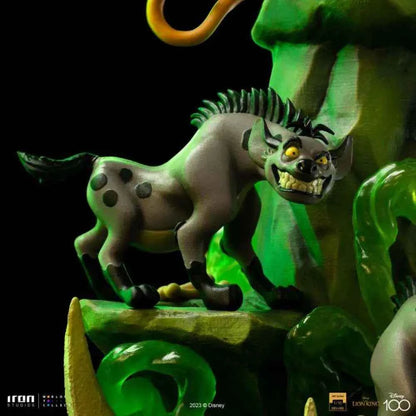 Iron Studios Disney 100: Scar Deluxe Art Scale Statue 1/10 – Der König der Löwen (31 cm)
