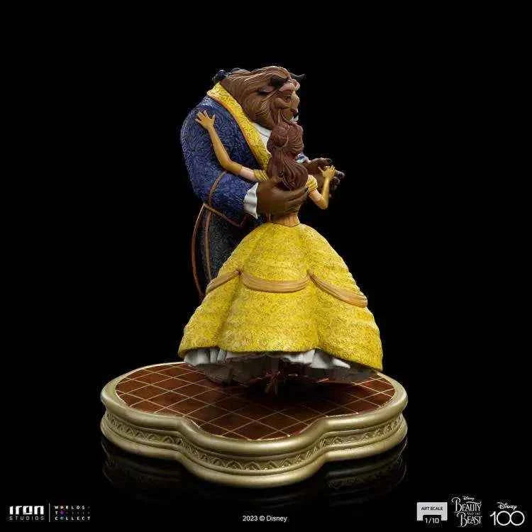 Disney Die Schöne und das Biest 1/10 Statue – Iron Studios Belle & Biest - Actionfigurenwelt - Actionfigur Sammlerstück