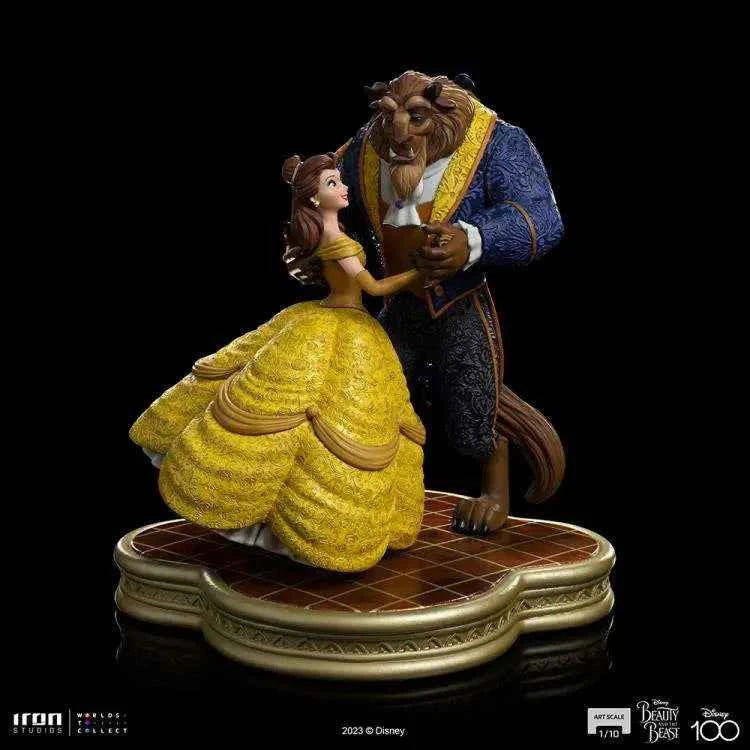 Disney Die Schöne und das Biest 1/10 Statue – Iron Studios Belle & Biest - Actionfigurenwelt - Actionfigur Sammlerstück