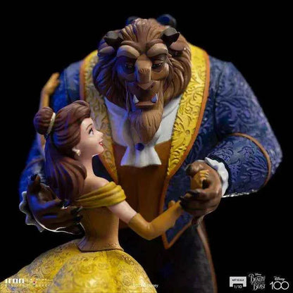 Disney Die Schöne und das Biest 1/10 Statue – Iron Studios Belle & Biest - Actionfigurenwelt - Actionfigur Sammlerstück