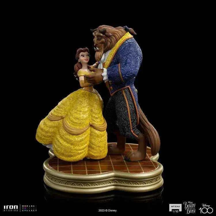 Disney Die Schöne und das Biest 1/10 Statue – Iron Studios Belle & Biest - Actionfigurenwelt - Actionfigur Sammlerstück
