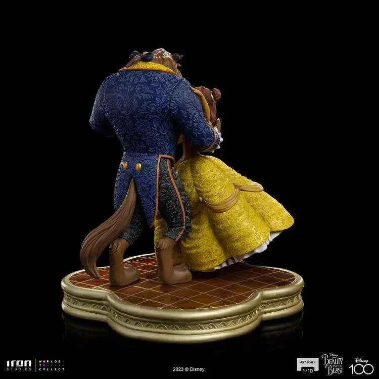 Disney Die Schöne und das Biest 1/10 Statue – Iron Studios Belle & Biest - Actionfigurenwelt - Actionfigur Sammlerstück
