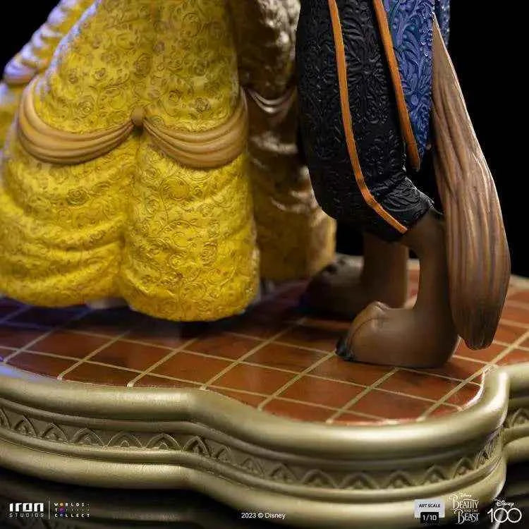 Disney Die Schöne und das Biest 1/10 Statue – Iron Studios Belle & Biest - Actionfigurenwelt - Actionfigur Sammlerstück