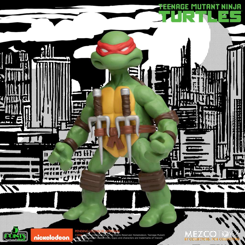 5 Points Teenage Mutant Ninja Turtles Figuren 9cm Deluxe-Set Mezco Toyz