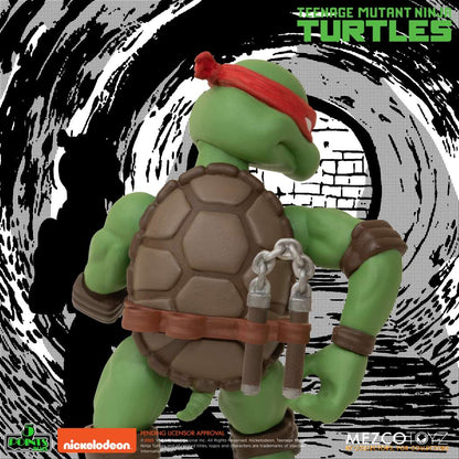 5 Points Teenage Mutant Ninja Turtles Figuren 9cm Deluxe-Set Mezco Toyz