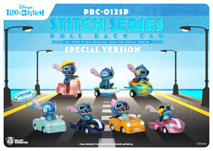 Beast Kingdom PBC-013SP Lilo & Stitch Pull Back Car – 6er Special Edition Display