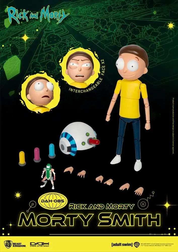 Beast Kingdom DAH-085 Rick and Morty – Morty Smith Actionfigur (16 cm)