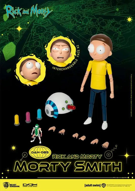 Beast Kingdom DAH-085 Rick and Morty – Morty Smith Actionfigur (16 cm)