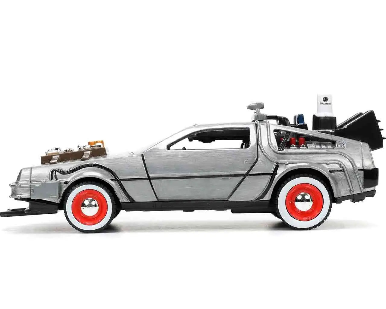 Zurück in die Zukunft III – DeLorean Time Machine 1:32 Die-Cast Modell – Jada Toys