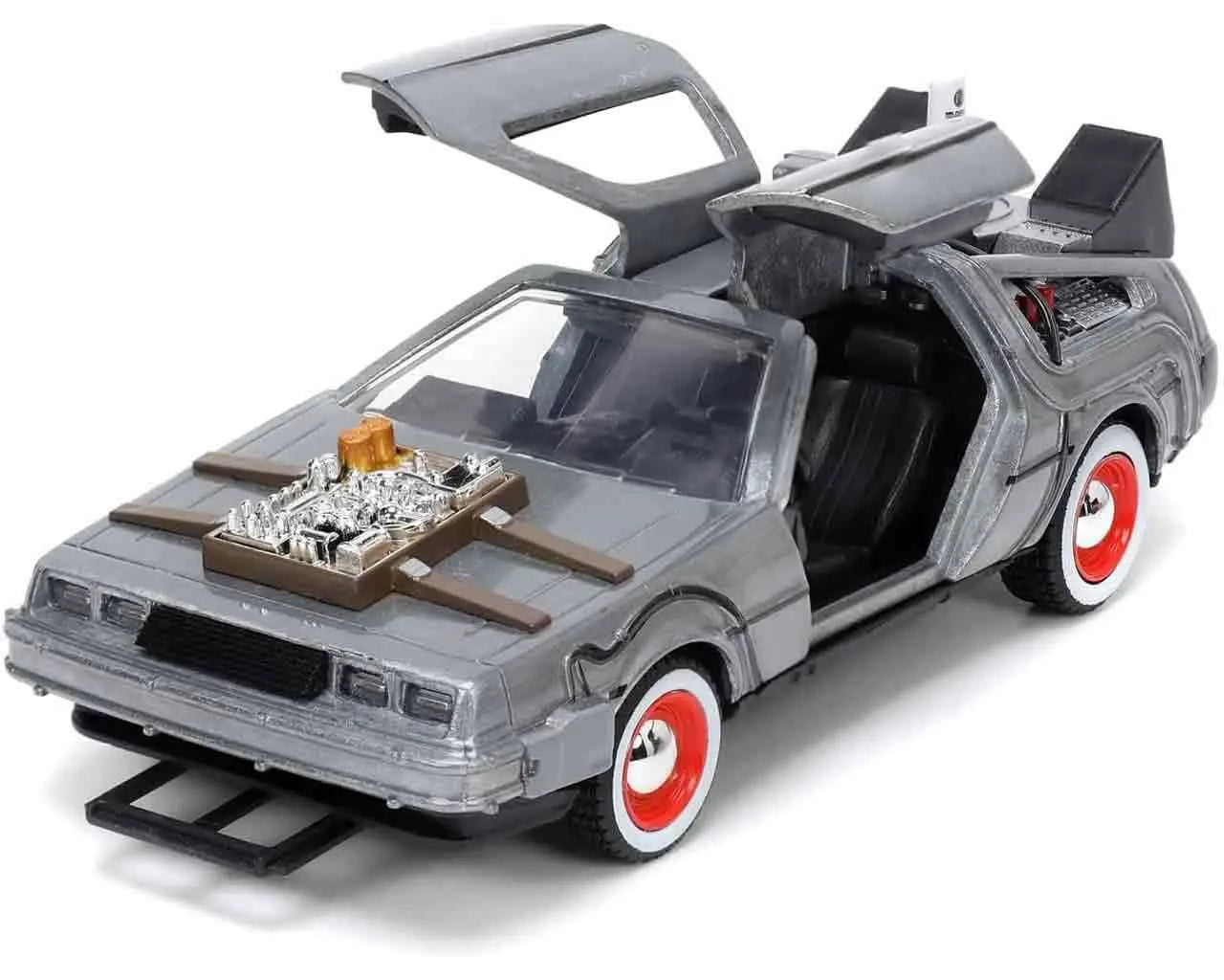 Zurück in die Zukunft III – DeLorean Time Machine 1:32 Die-Cast Modell – Jada Toys