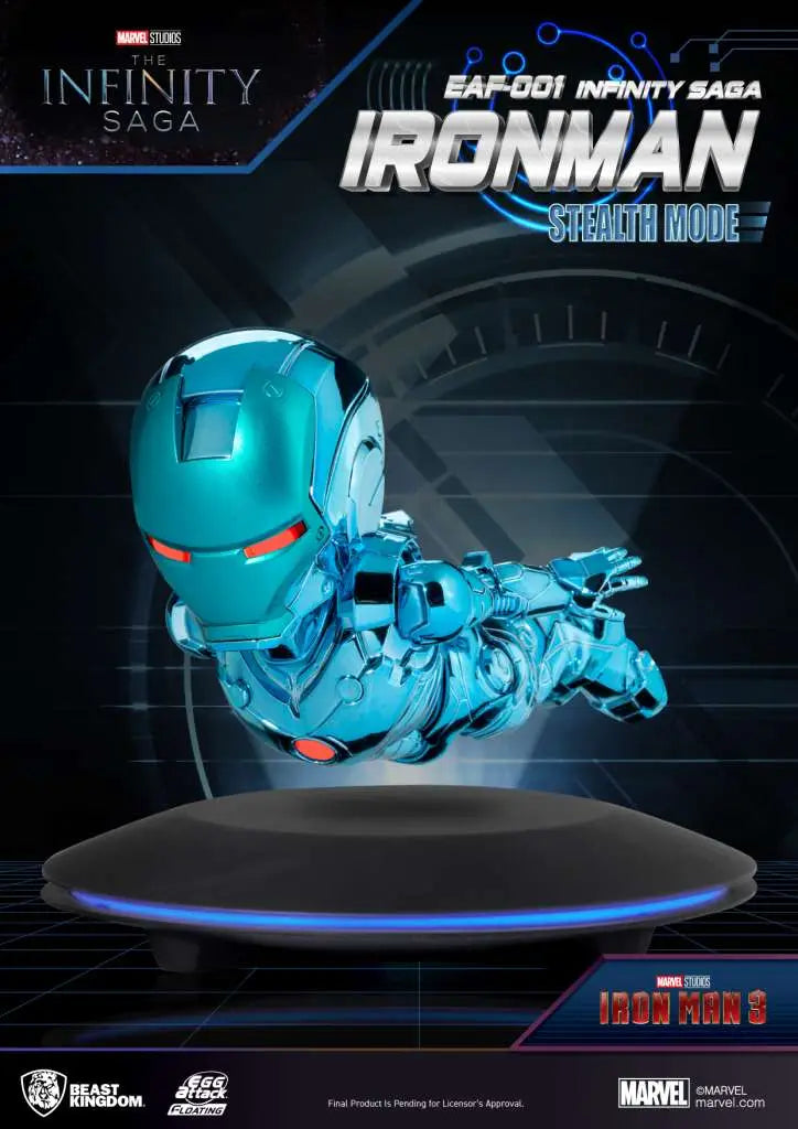 Beast Kingdom Egg Attack Floating Infinity Saga Iron Man Stealth Mode – 16 cm Schwebende Figur
