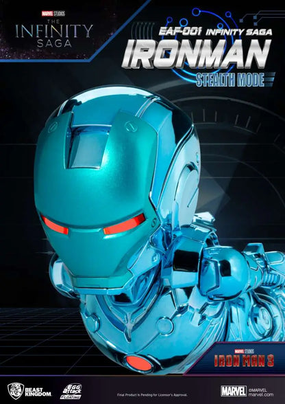 Beast Kingdom Egg Attack Floating Infinity Saga Iron Man Stealth Mode – 16 cm Schwebende Figur