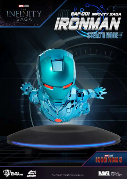 Beast Kingdom Egg Attack Floating Infinity Saga Iron Man Stealth Mode – 16 cm Schwebende Figur