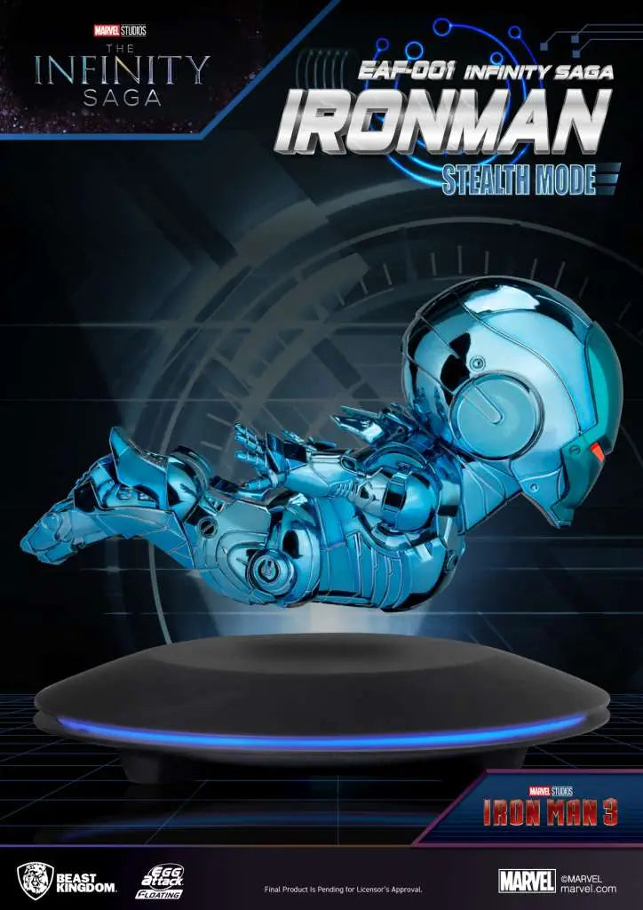Beast Kingdom Egg Attack Floating Infinity Saga Iron Man Stealth Mode – 16 cm Schwebende Figur