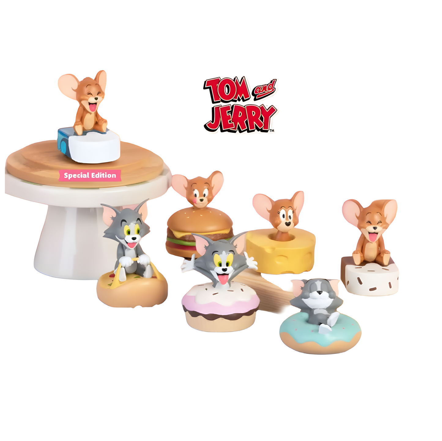 Tom & Jerry Pull-Back Car Serie (6er Display) | Beast Kingdom PBC-014