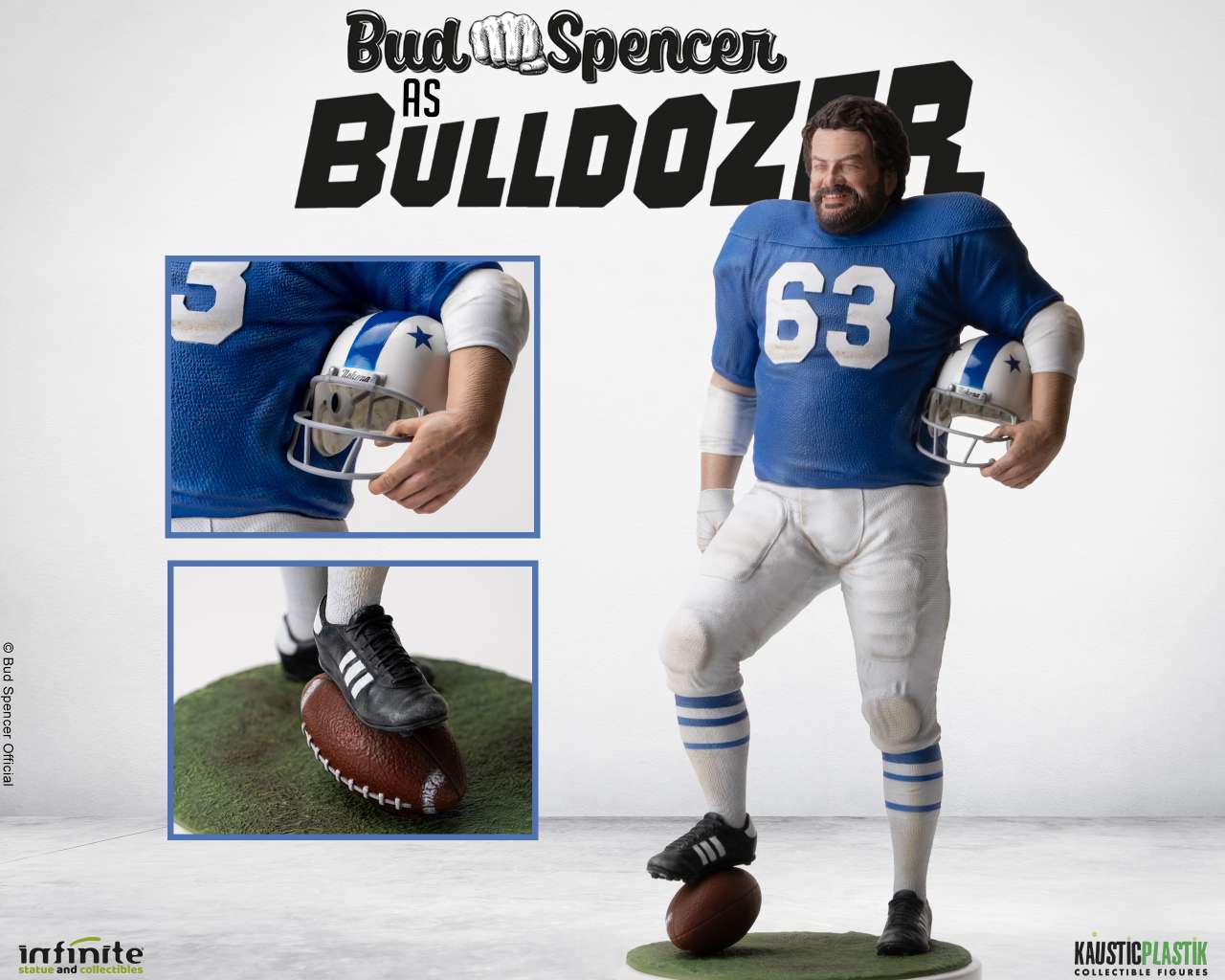 Bud Spencer As Bulldozer-Statue aus Resin (Kunstharz) Infinite Statue