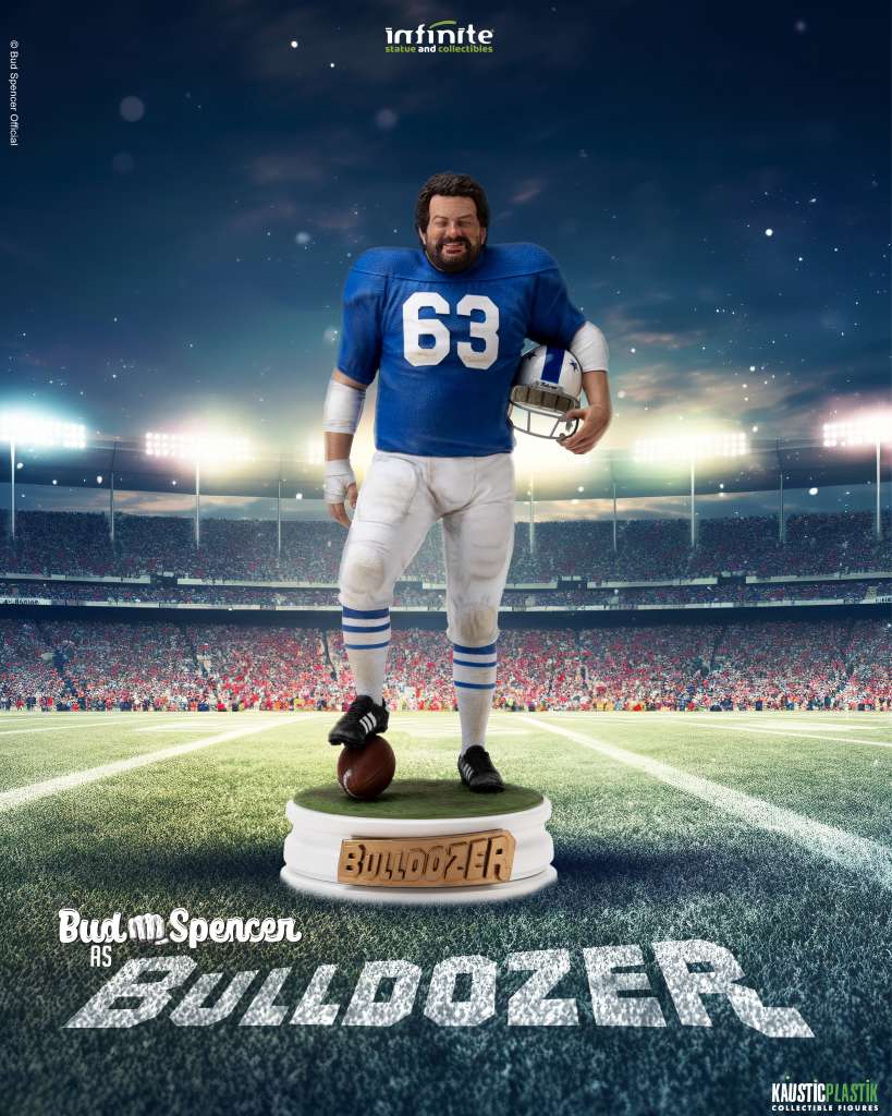 Bud Spencer As Bulldozer-Statue aus Resin (Kunstharz) Infinite Statue
