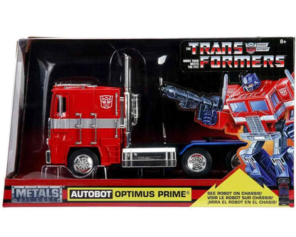 Jada Toys Transformers G1 Optimus Prime 1:24 Die-Cast Metallmodell