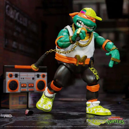 Super7 TMNT Ultimates! Wave 11 – Rapper Michelangelo Actionfigur