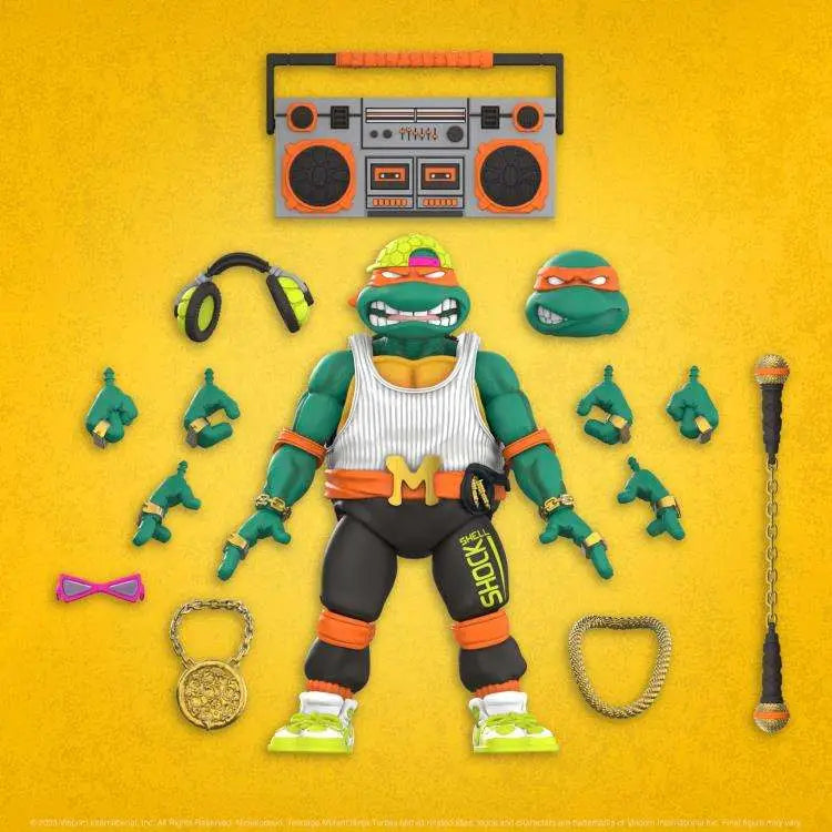 Super7 TMNT Ultimates! Wave 11 – Rapper Michelangelo Actionfigur