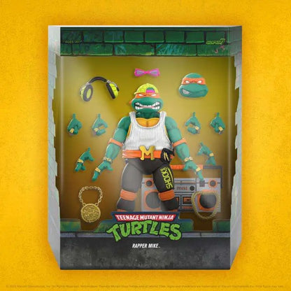 Super7 TMNT Ultimates! Wave 11 – Rapper Michelangelo Actionfigur