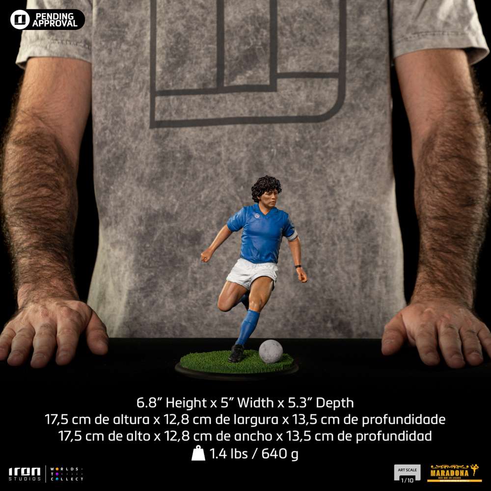 Diego Armando Maradona 1/10 Statue Iron Studios