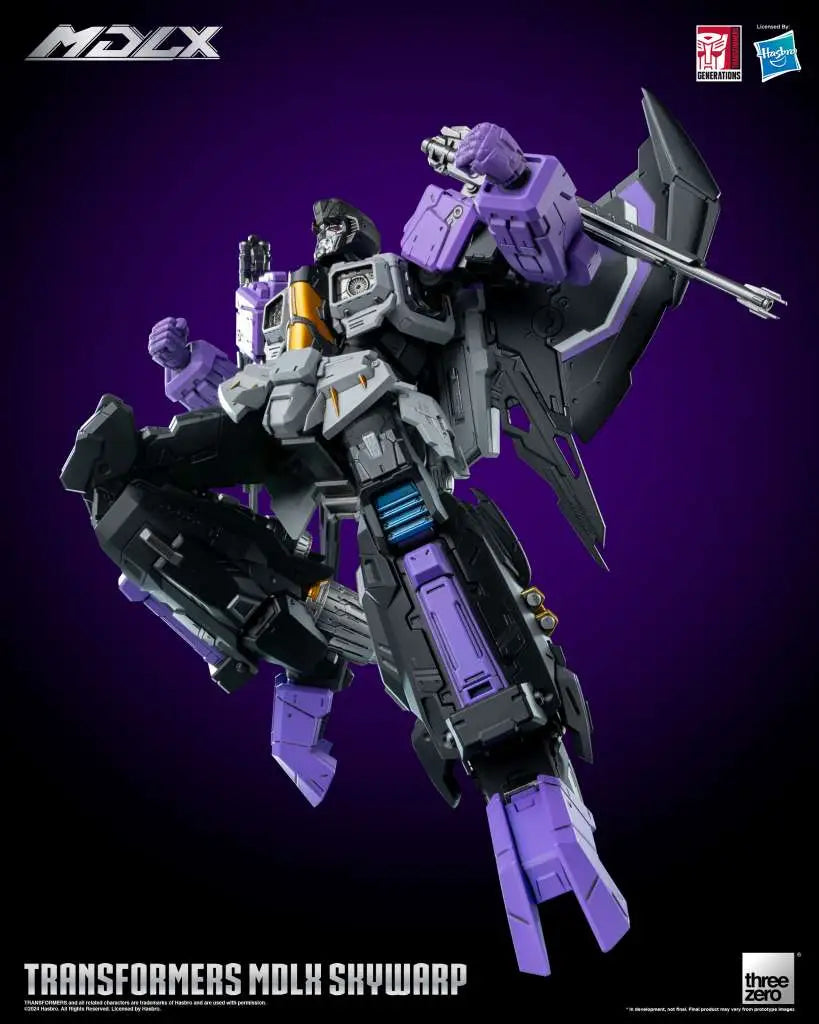 threezero Transformers: MDLX Skywarp – Sammler-Actionfigur (20 cm)