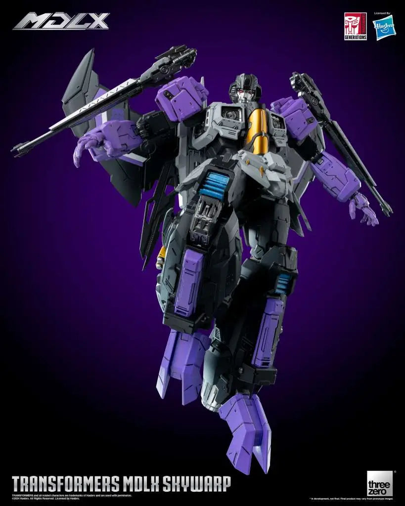 threezero Transformers: MDLX Skywarp – Sammler-Actionfigur (20 cm)