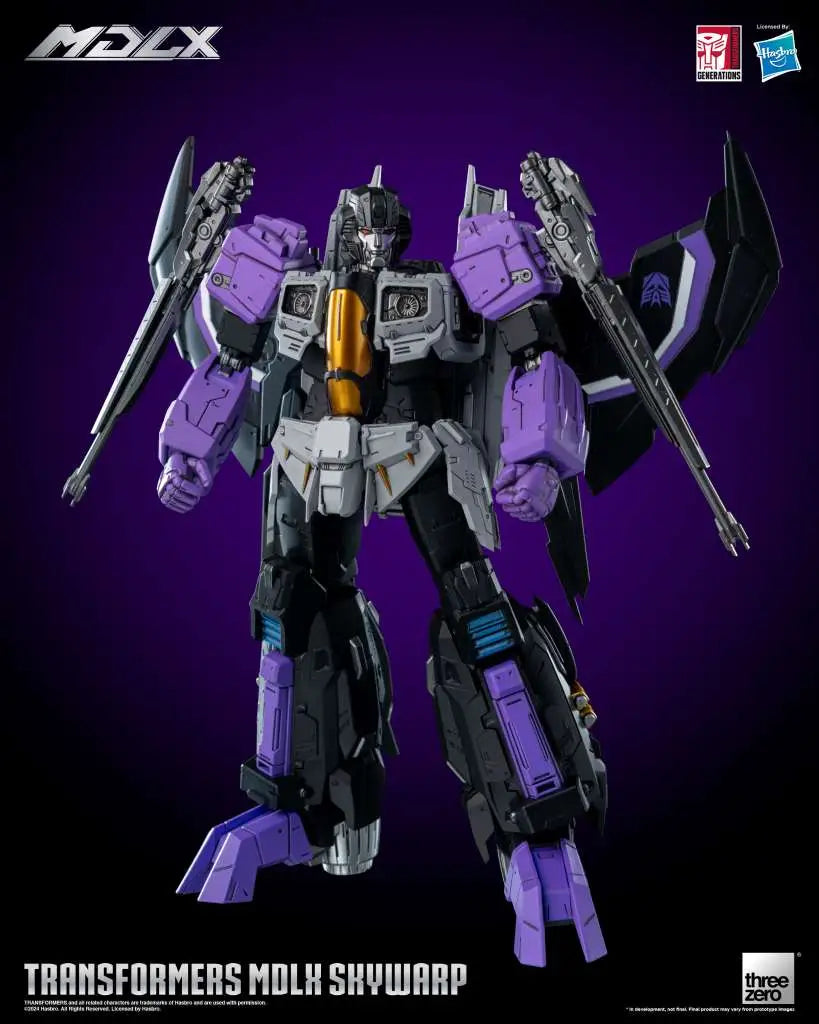 threezero Transformers: MDLX Skywarp – Sammler-Actionfigur (20 cm)
