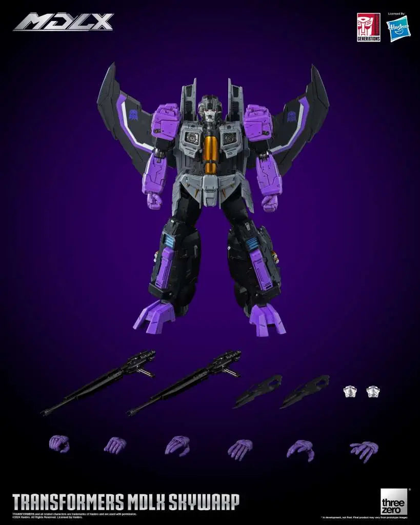 threezero Transformers: MDLX Skywarp – Sammler-Actionfigur (20 cm)