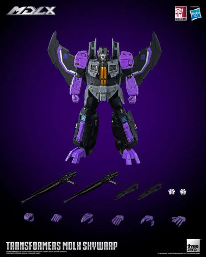 threezero Transformers: MDLX Skywarp – Sammler-Actionfigur (20 cm)