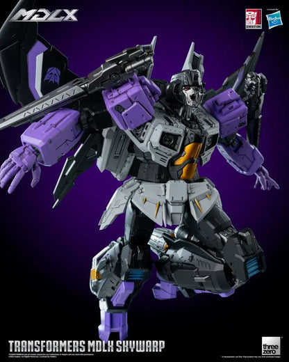 threezero Transformers: MDLX Skywarp – Sammler-Actionfigur (20 cm)