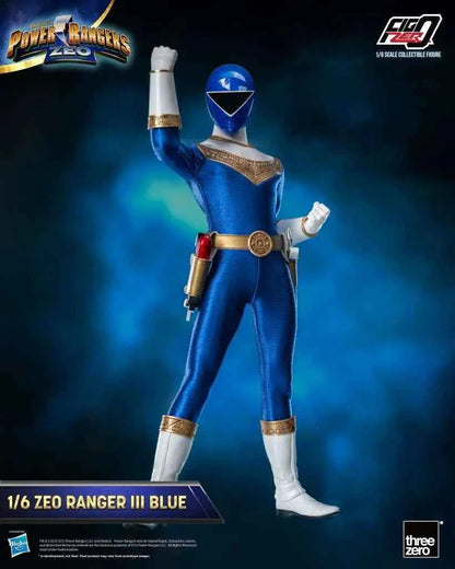 threezero FigZero Power Rangers Zeo: Zeo Ranger III Blue – 1/6 Sammlerfigur (30 cm) - Actionfigurenwelt - Actionfigur Sammlerstück