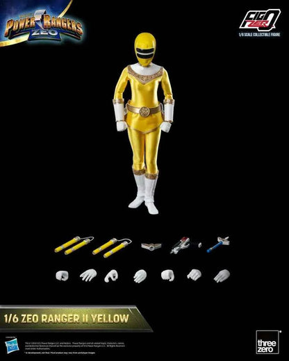 threezero FigZero Power Rangers Zeo: Zeo Ranger II Yellow – 1/6 Sammlerfigur (30 cm) - Actionfigurenwelt - Actionfigur Sammlerstück