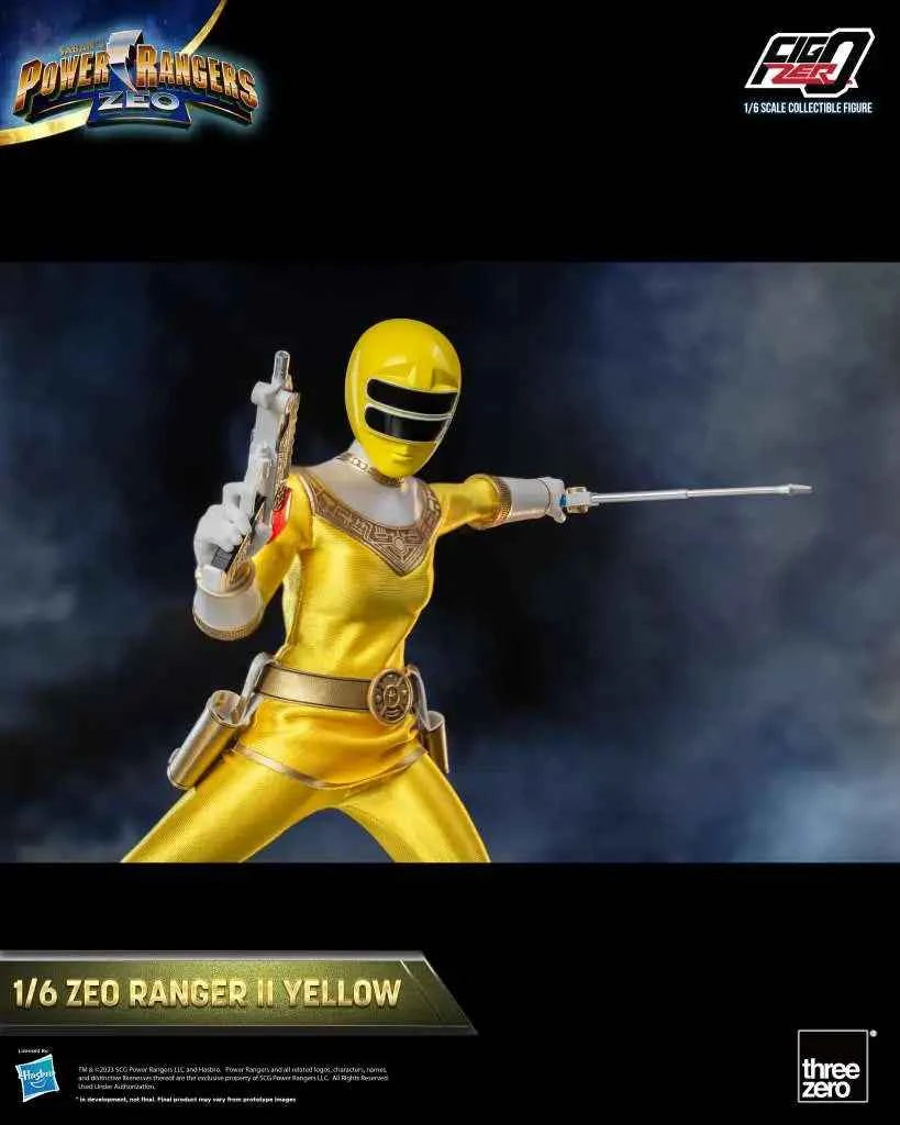 threezero FigZero Power Rangers Zeo: Zeo Ranger II Yellow – 1/6 Sammlerfigur (30 cm) - Actionfigurenwelt - Actionfigur Sammlerstück
