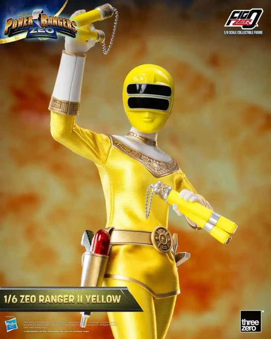 threezero FigZero Power Rangers Zeo: Zeo Ranger II Yellow – 1/6 Sammlerfigur (30 cm) - Actionfigurenwelt - Actionfigur Sammlerstück