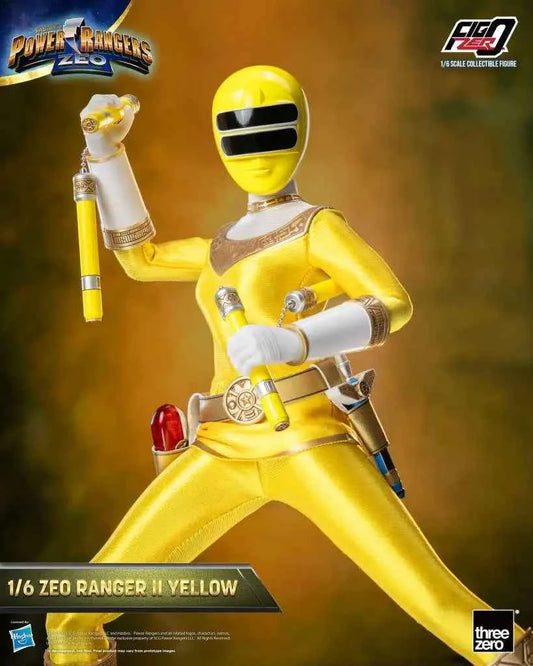 threezero FigZero Power Rangers Zeo: Zeo Ranger II Yellow – 1/6 Sammlerfigur (30 cm) - Actionfigurenwelt - Actionfigur Sammlerstück