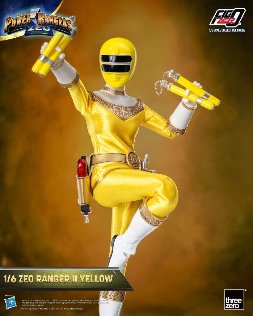 Power Rangers Figure Zeo Ranger II Gelb 1/6 Actionfigur Threezero